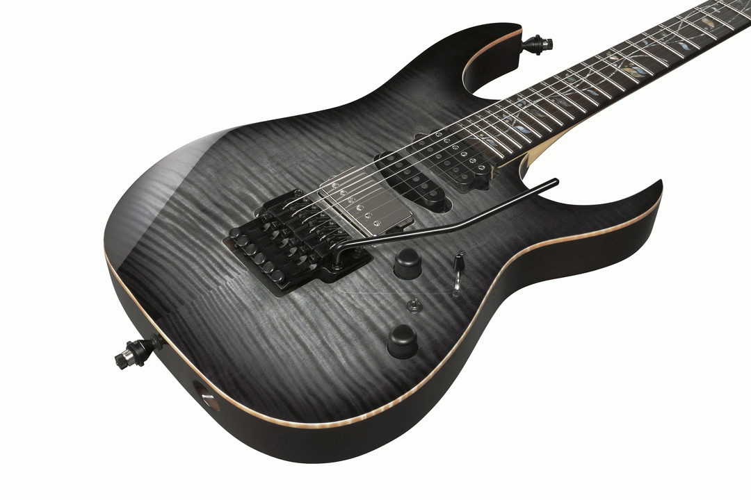 Ibanez RG8870 J-Custom Electric Guitar in Black Rutile with Case