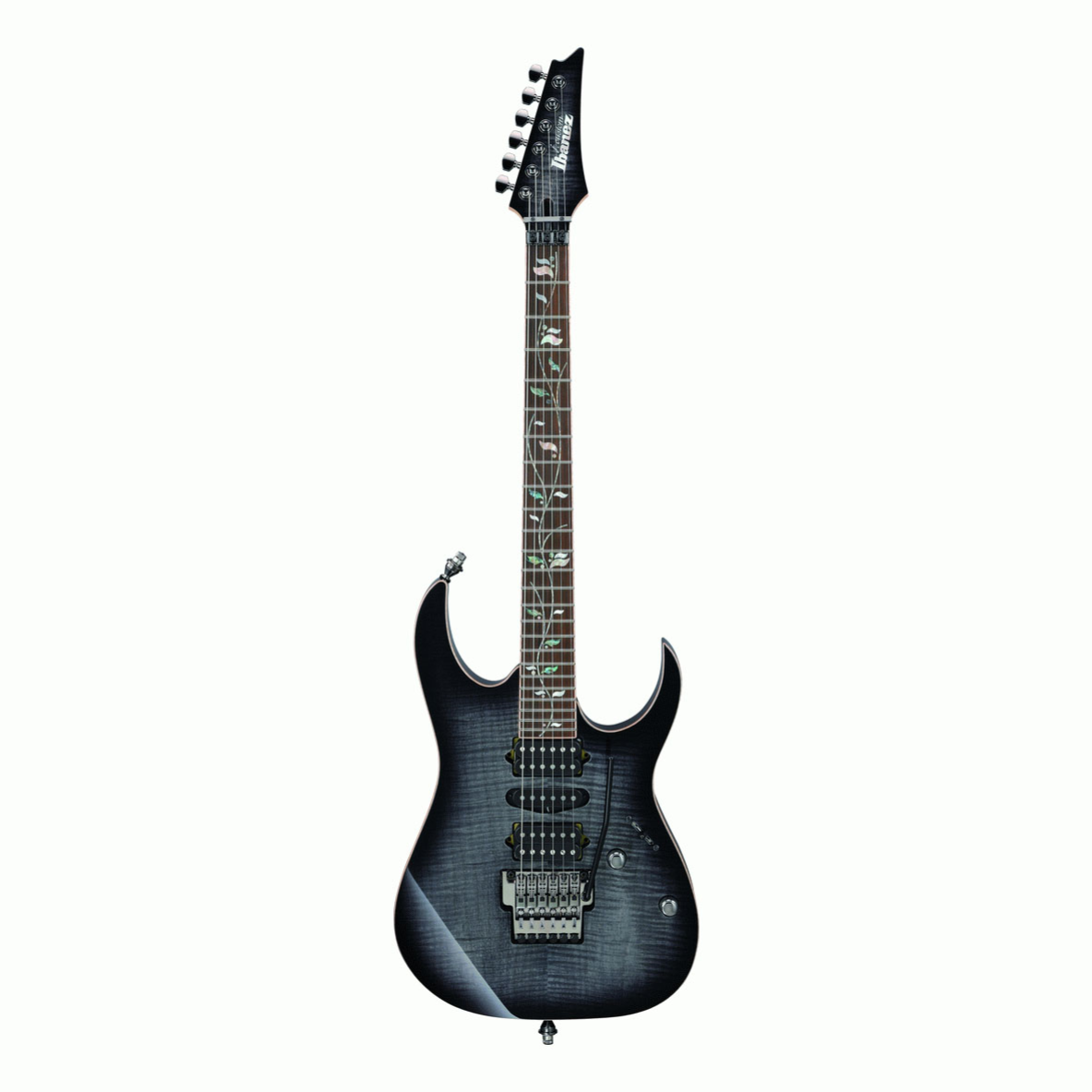 Ibanez RG8570 J-Custom Electric Guitar in Black Rutile with Case