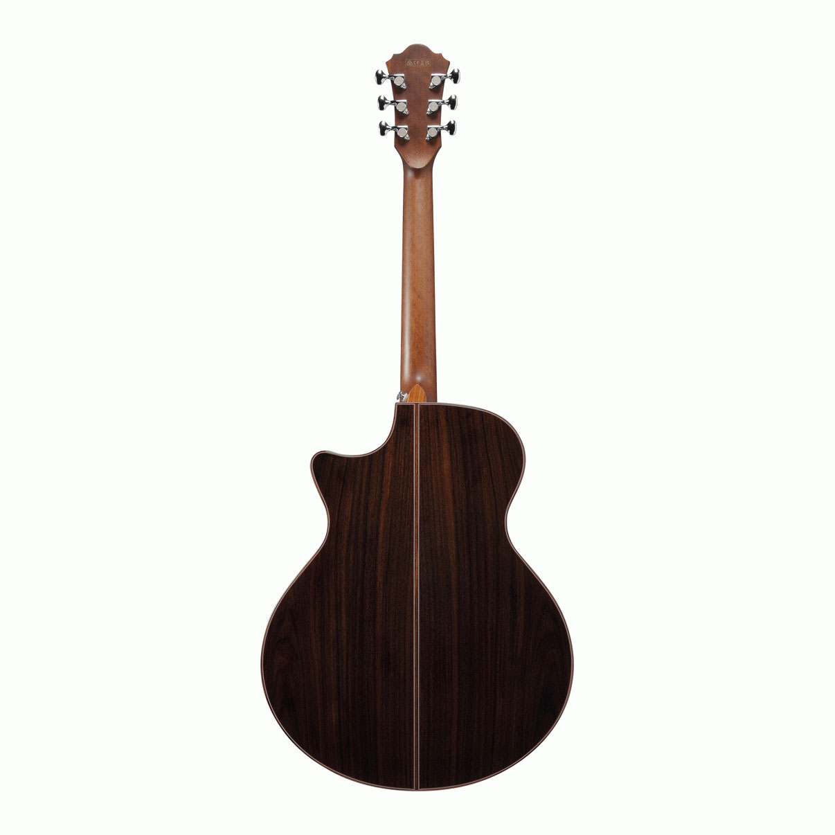 Ibanez MRC10 Marcin Signature acoustic guitar in natural high gloss finish, showing the guitar's body and neck detail.
