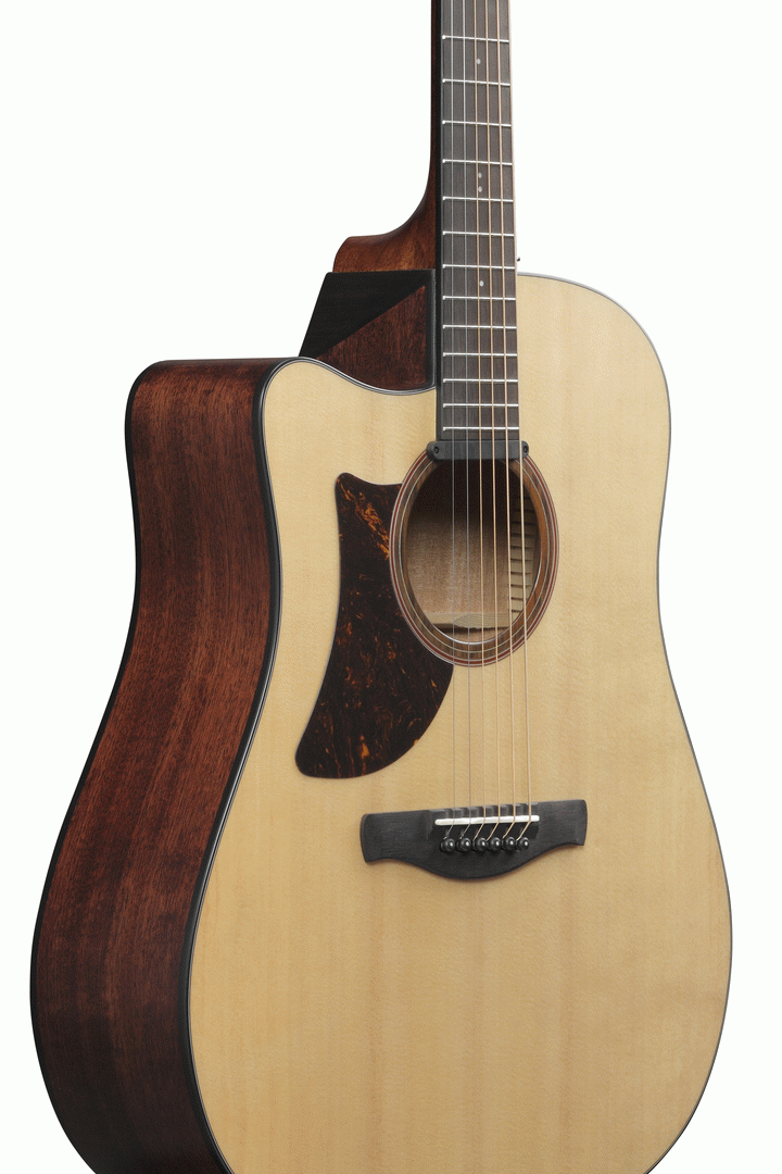Ibanez AAD170LCE Advanced Acoustic Series Left-handed Acoustic Guitar in Natural Low Gloss