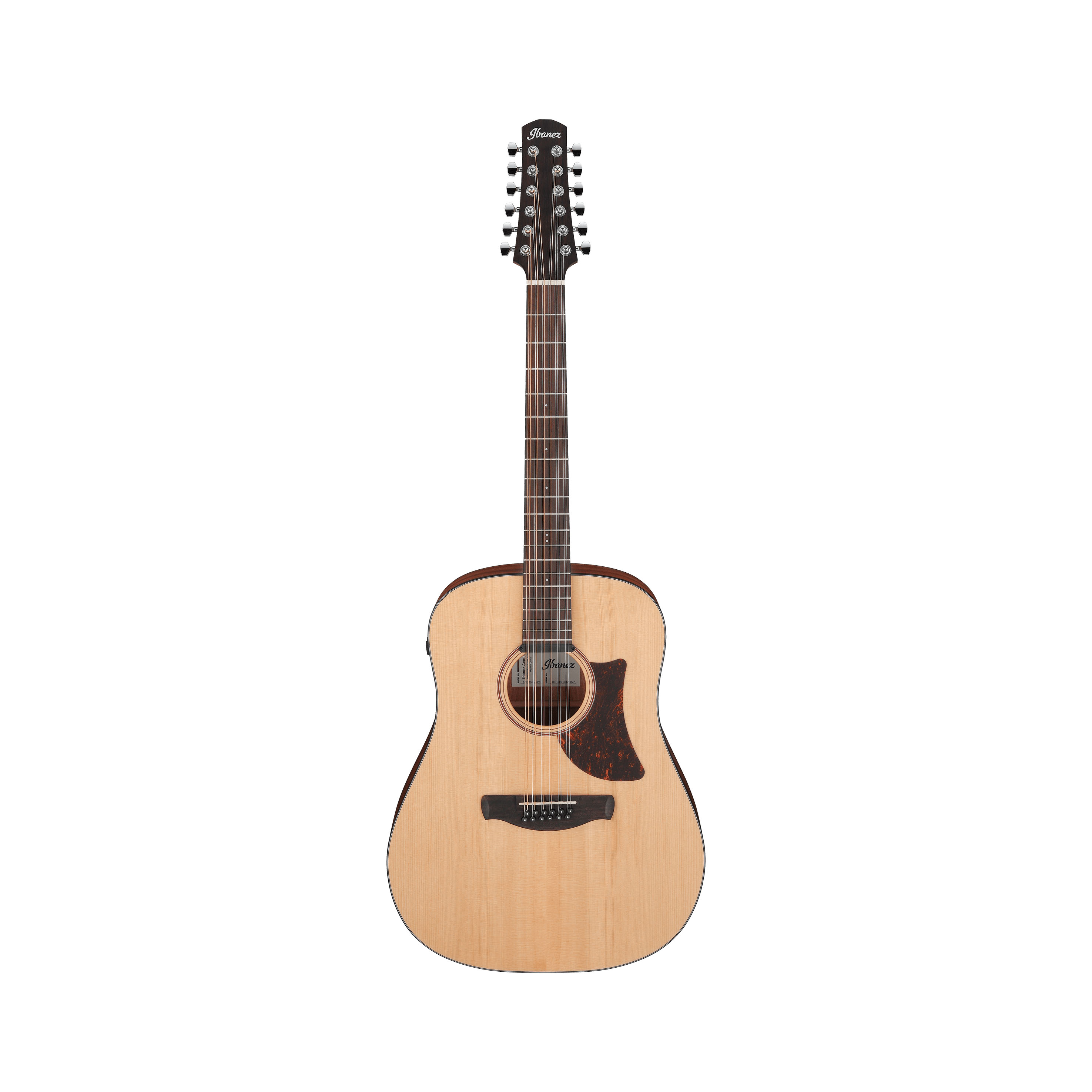 Ibanez AAD1012E Advanced Acoustic Guitar in Open Pore Natural