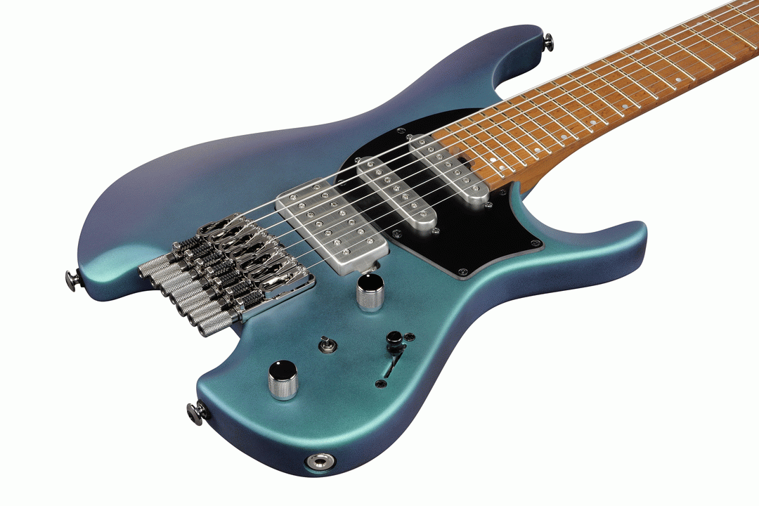 Ibanez Q547 Premium Electric Guitar in Blue Chameleon Metallic with Bag