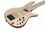 Ibanez SR5FMDX2 Premium Electric Bass Guitar in Natural Low Gloss with Gig Bag