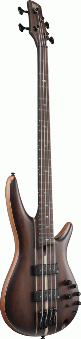 Ibanez SR1350B Premium Electric Bass Guitar in Dual Mocha Burst Flat with Gig Bag