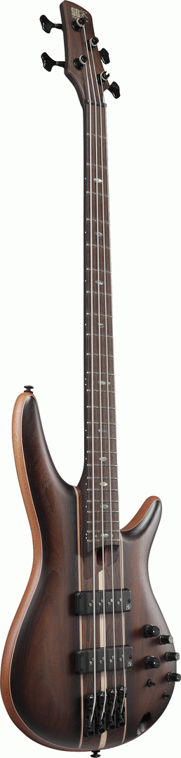Ibanez SR1350B Premium Electric Bass Guitar in Dual Mocha Burst Flat with Gig Bag