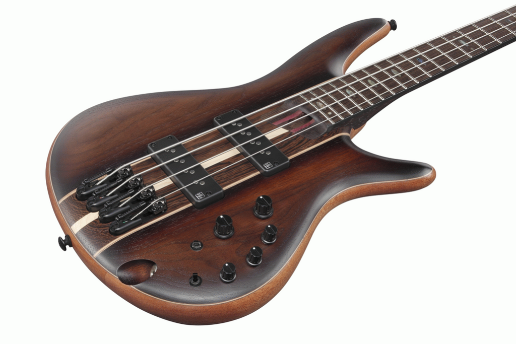 Ibanez SR1355B Premium Electric Bass Guitar in Dual Mocha Burst Flat with Gig Bag
