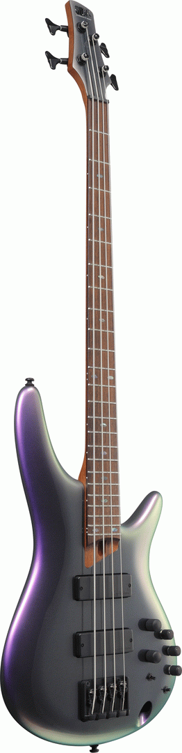 Ibanez SR500E Electric Bass Guitar in Black Aurora Burst
