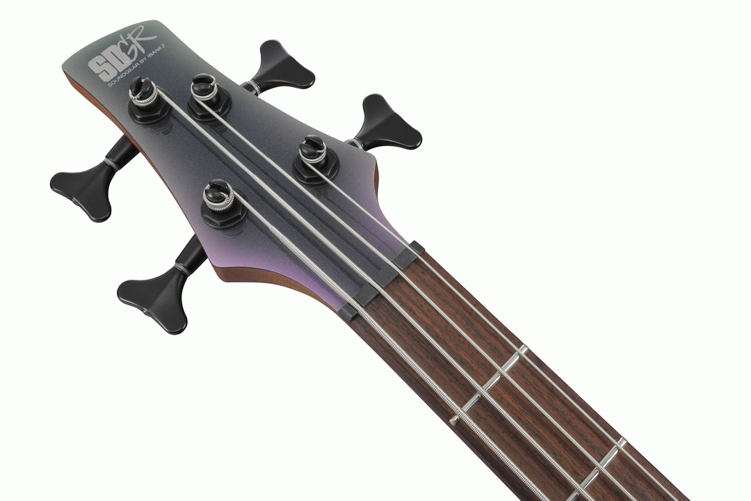 Ibanez SR500E Electric Bass Guitar in Black Aurora Burst