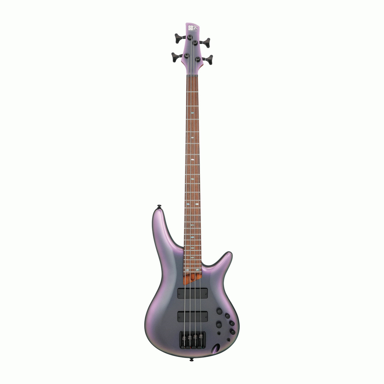 Ibanez SR500E Electric Bass Guitar in Black Aurora Burst