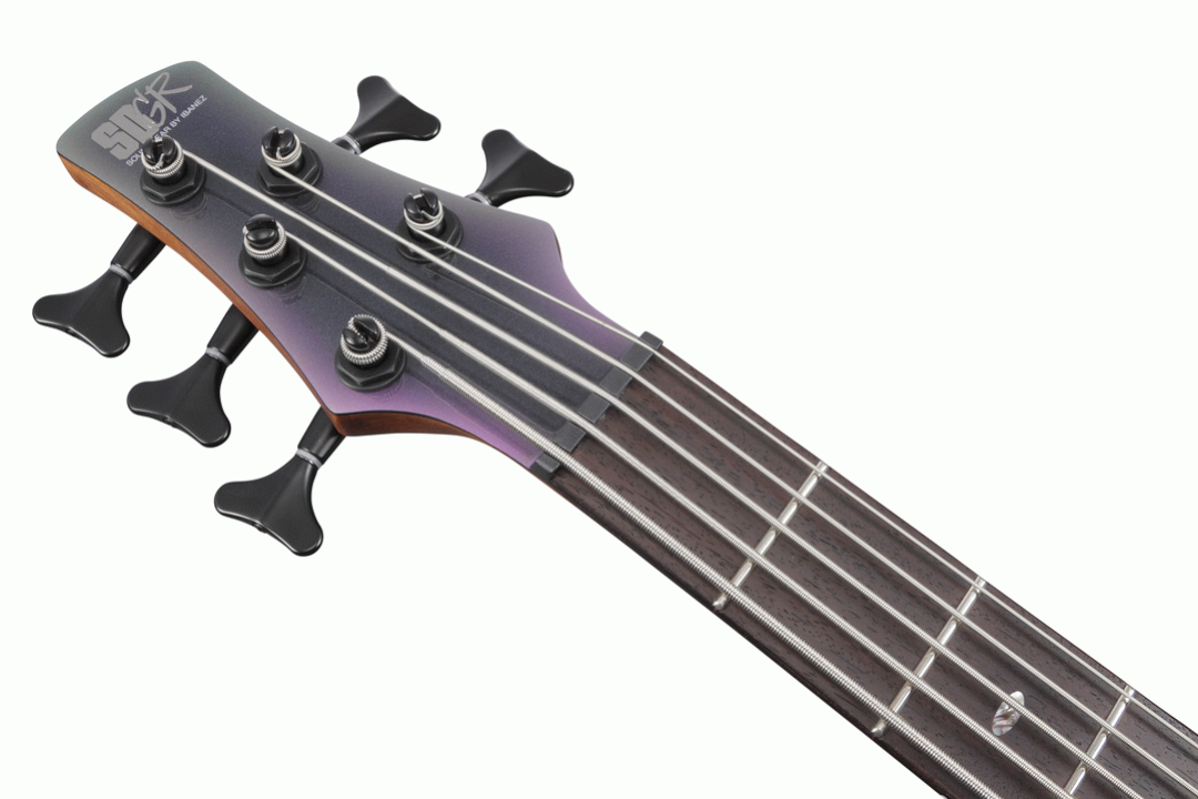 Ibanez SR505E 5-string Electric Bass Guitar in Black Aurora Burst