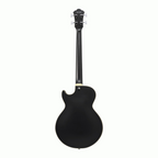 Ibanez AGB200 Artcore Hollow Body Electric Bass Guitar in Black Flat