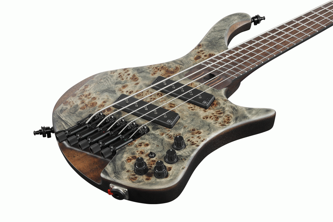 Ibanez EHB1505MS Electric Bass Guitar in Black Ice Flat