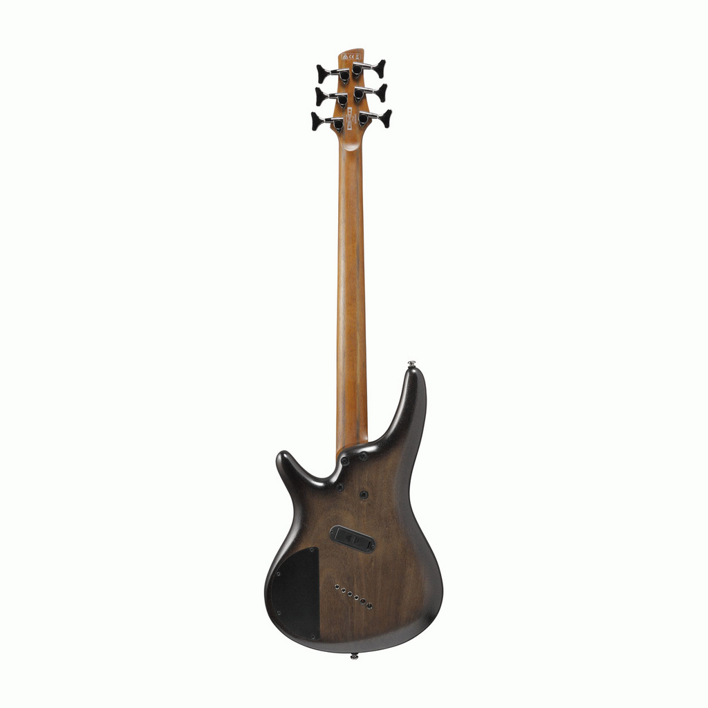 Ibanez SRC6MS 6-string Electric Bass Guitar in Black Stained Burst Low Gloss