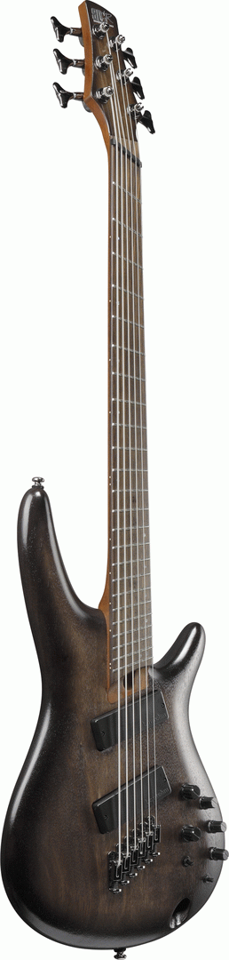 Ibanez SRC6MS 6-string Electric Bass Guitar in Black Stained Burst Low Gloss