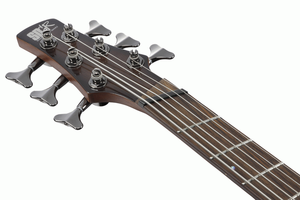 Ibanez SRC6MS 6-string Electric Bass Guitar in Black Stained Burst Low Gloss