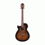 Ibanez AEG70L Left- handed Acoustic Guitar in Tiger Burst High Gloss