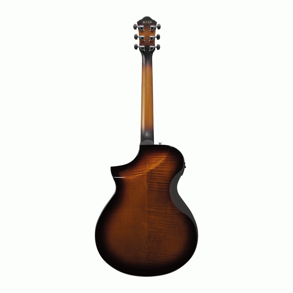 Ibanez AEWC400 Acoustic Guitar in Amber Sunburst High Gloss