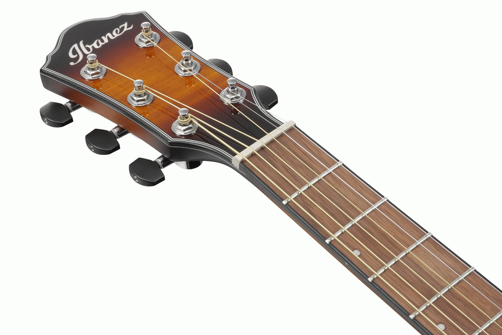 Ibanez AEWC400 Acoustic Guitar in Amber Sunburst High Gloss