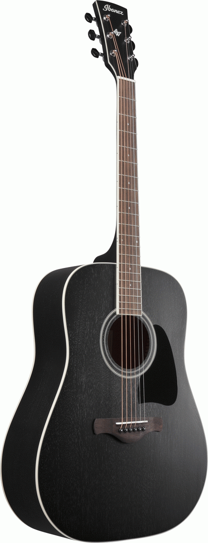 Ibanez AW84 Artwood Acoustic Guitar in Weathered Black