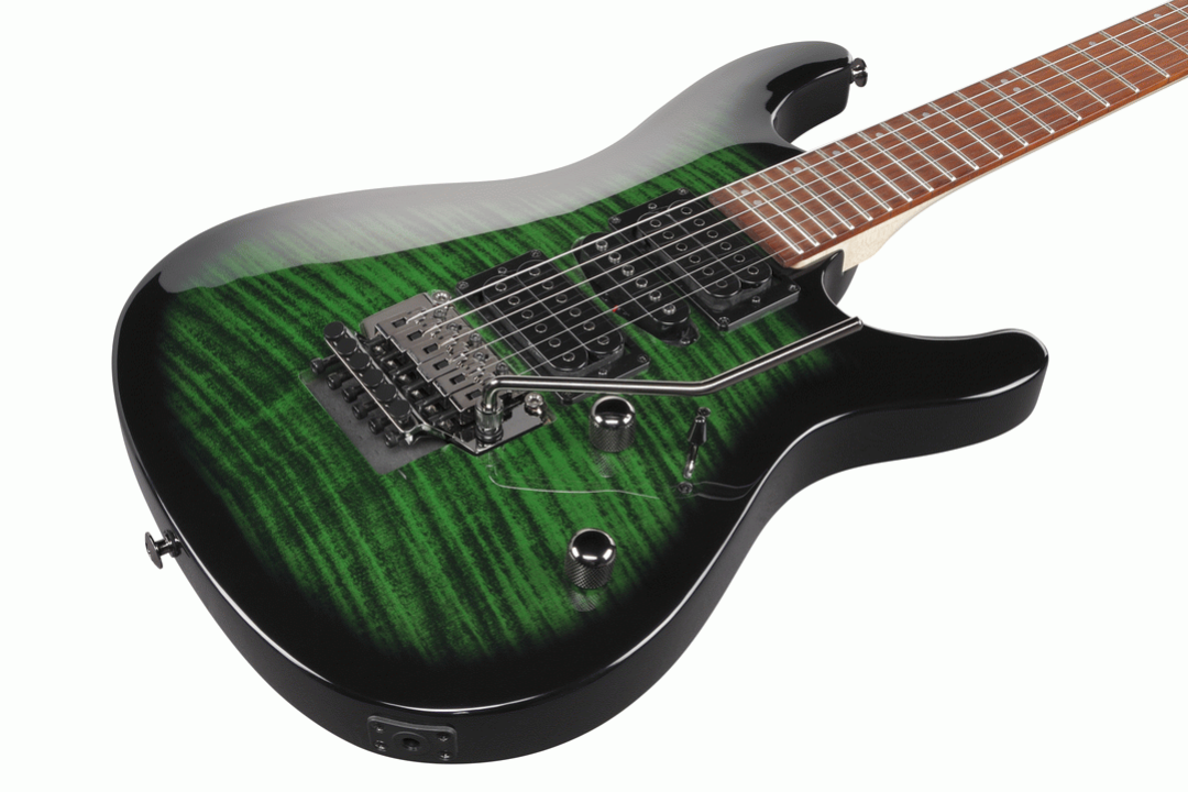 Ibanez KIKOSP3 Kiko Signature Electric Guitar in Transparent Emerald Burst