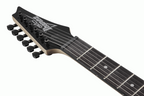 Ibanez RG120QASP electric guitar in blue gradation finish, with a sleek body, six strings, and modern hardware.