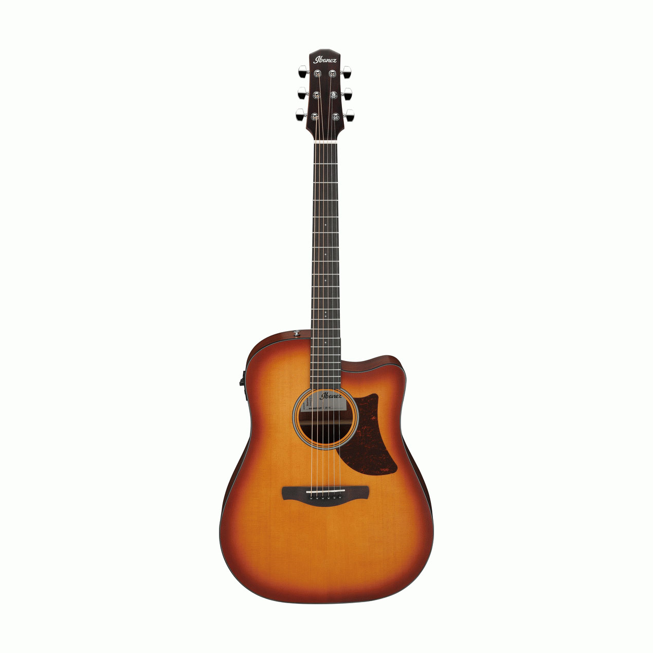 Ibanez AAD50CE Advanced Acoustic Guitar in Light Brown Sunburst Low Gloss