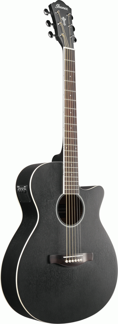 Ibanez AEG7MH Acoustic Guitar in Weathered Black