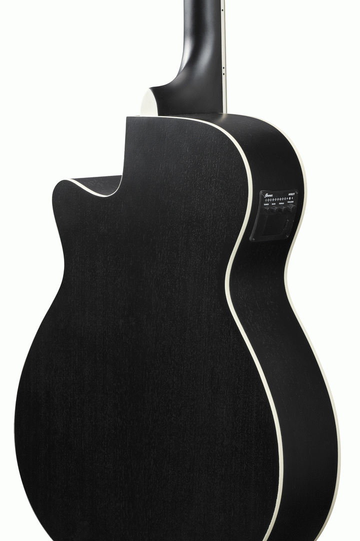 Ibanez AEG7MH Acoustic Guitar in Weathered Black