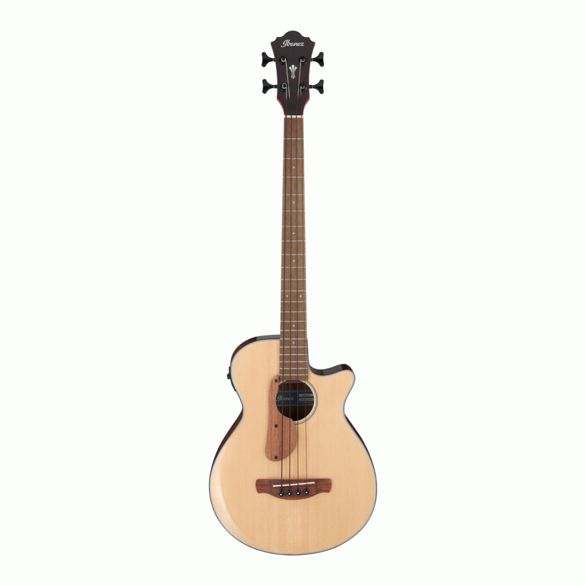 Ibanez AEGB30E Artcore Hollow Body Electric Bass Guitar in Natural Gloss