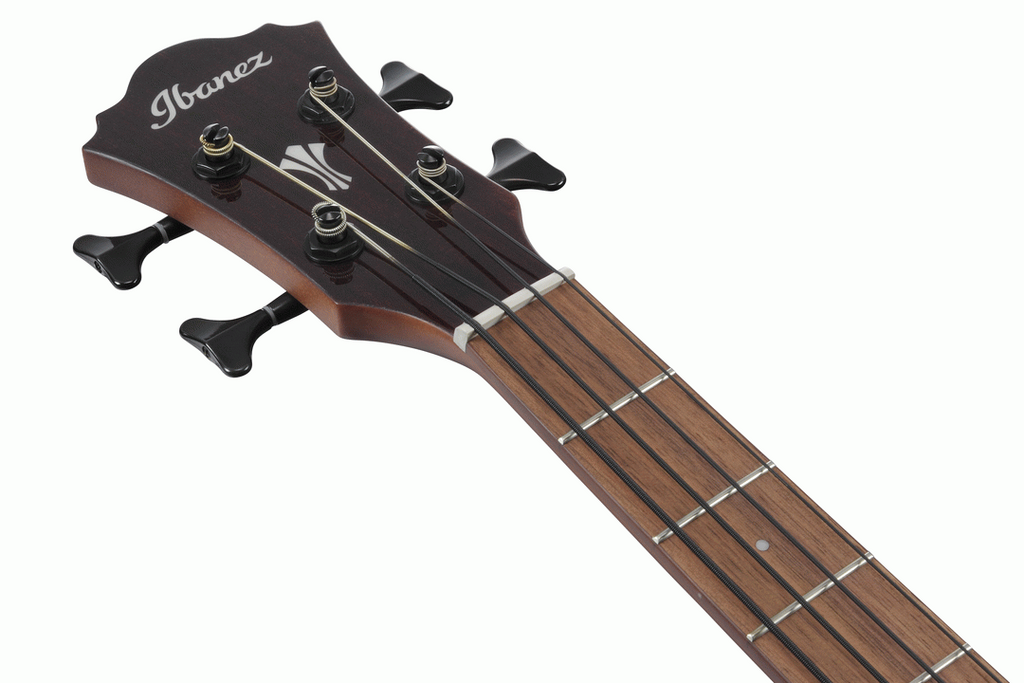 Ibanez AEGB30E Artcore Hollow Body Electric Bass Guitar in Natural Gloss