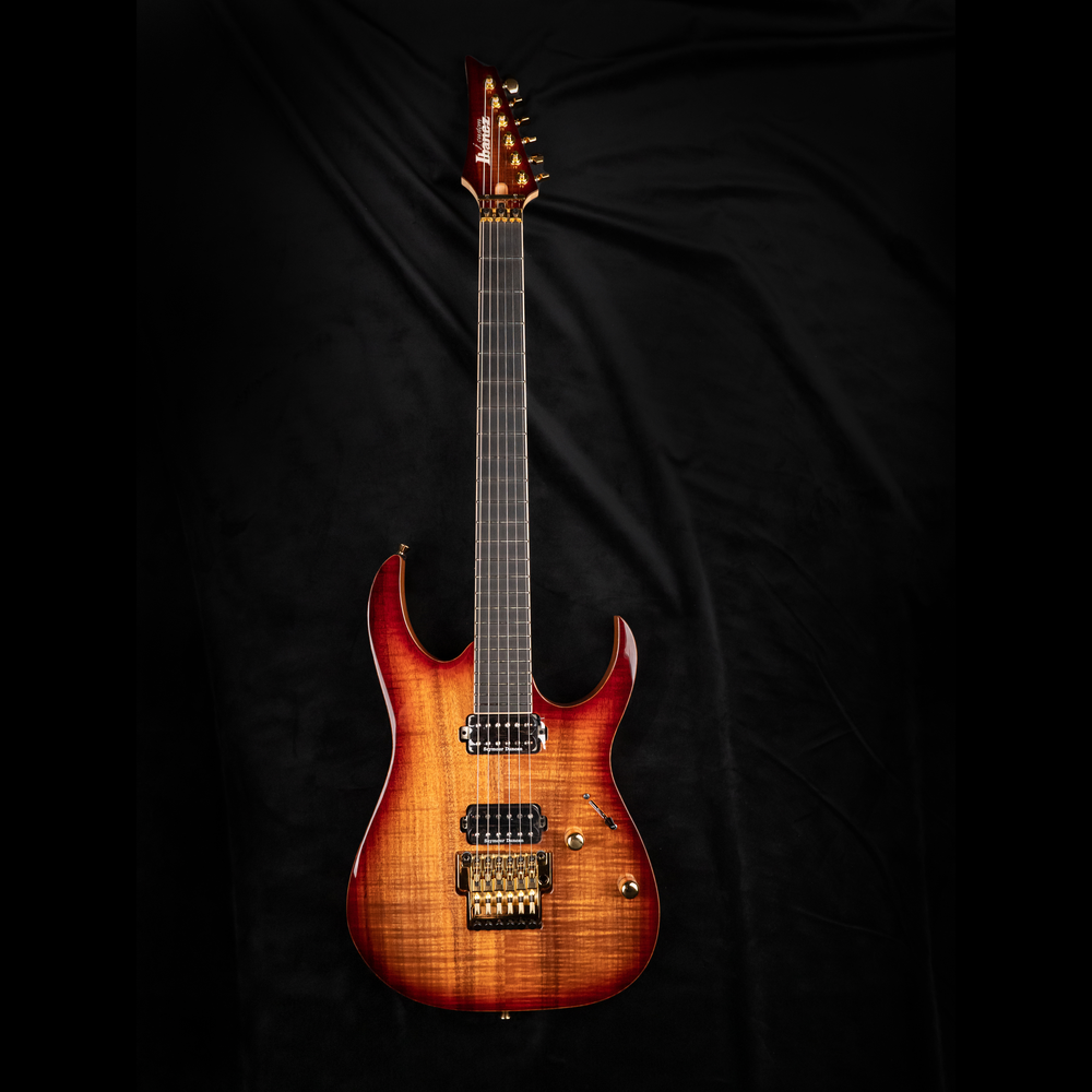 Ibanez Limited Edition 50th Anniversary j.Custom RGRAMG50TH RBB Electric Guitar in Blackwood