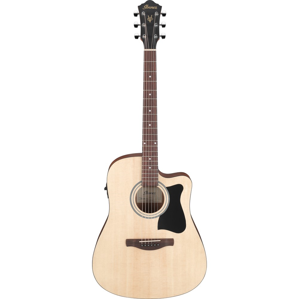 Ibanez V40CE Dreadnought Cutaway Acoustic Guitar with Pickup - Open Pore Natural