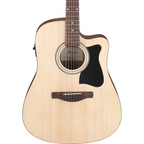 Ibanez V40CE Dreadnought Cutaway Acoustic Guitar with Pickup - Open Pore Natural