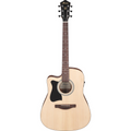Ibanez V Series V40CE Left-Handed Dreadnought Cutaway Acoustic Guitar with Pickup - Open Pore Natural