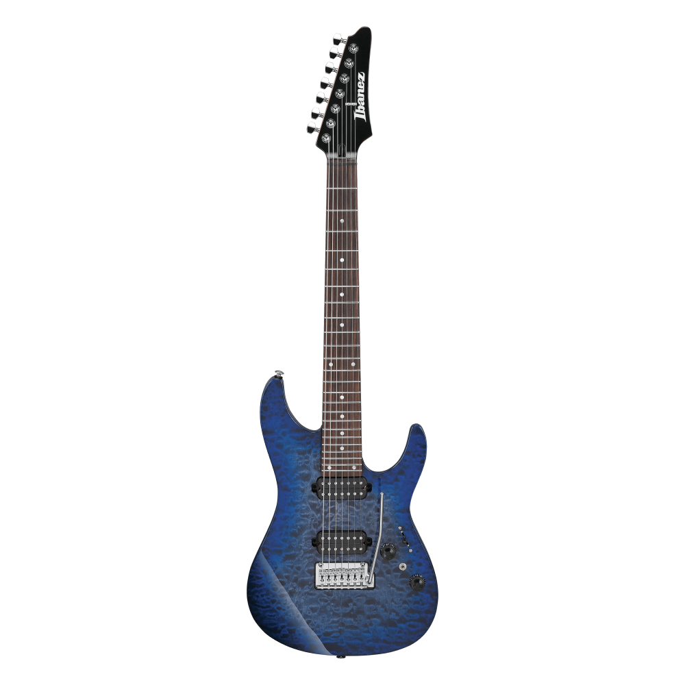 Ibanez Premium AZ427P2QM Electric Guitar in Twilight Blue Burst