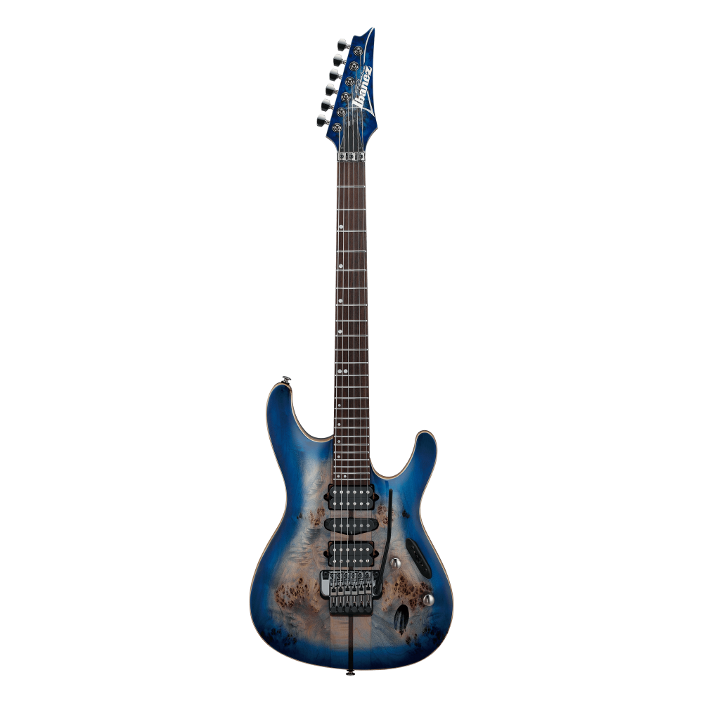 Ibanez S1070PBZ Electric Guitar in Cerulean Blue Burst