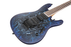 Ibanez S770 Electric Guitar in Cosmic Blue Frozen Matte