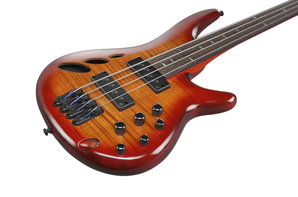 Ibanez SRD900F Bass Guitar in Brown Topaz Burst Low Gloss