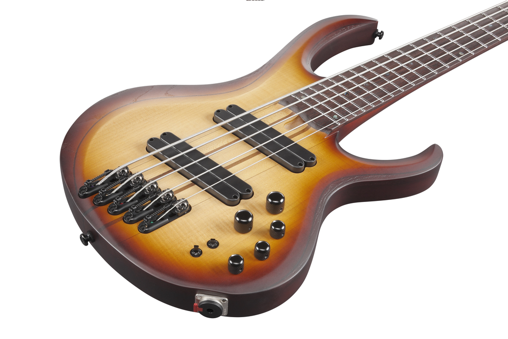 Ibanez BTB705LM Bass in Natural Browned Burst Flat