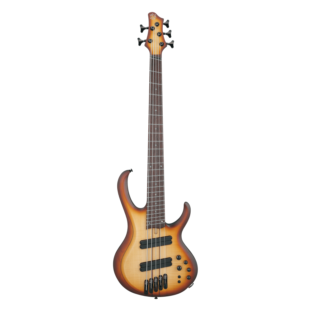 Ibanez BTB705LM Bass in Natural Browned Burst Flat
