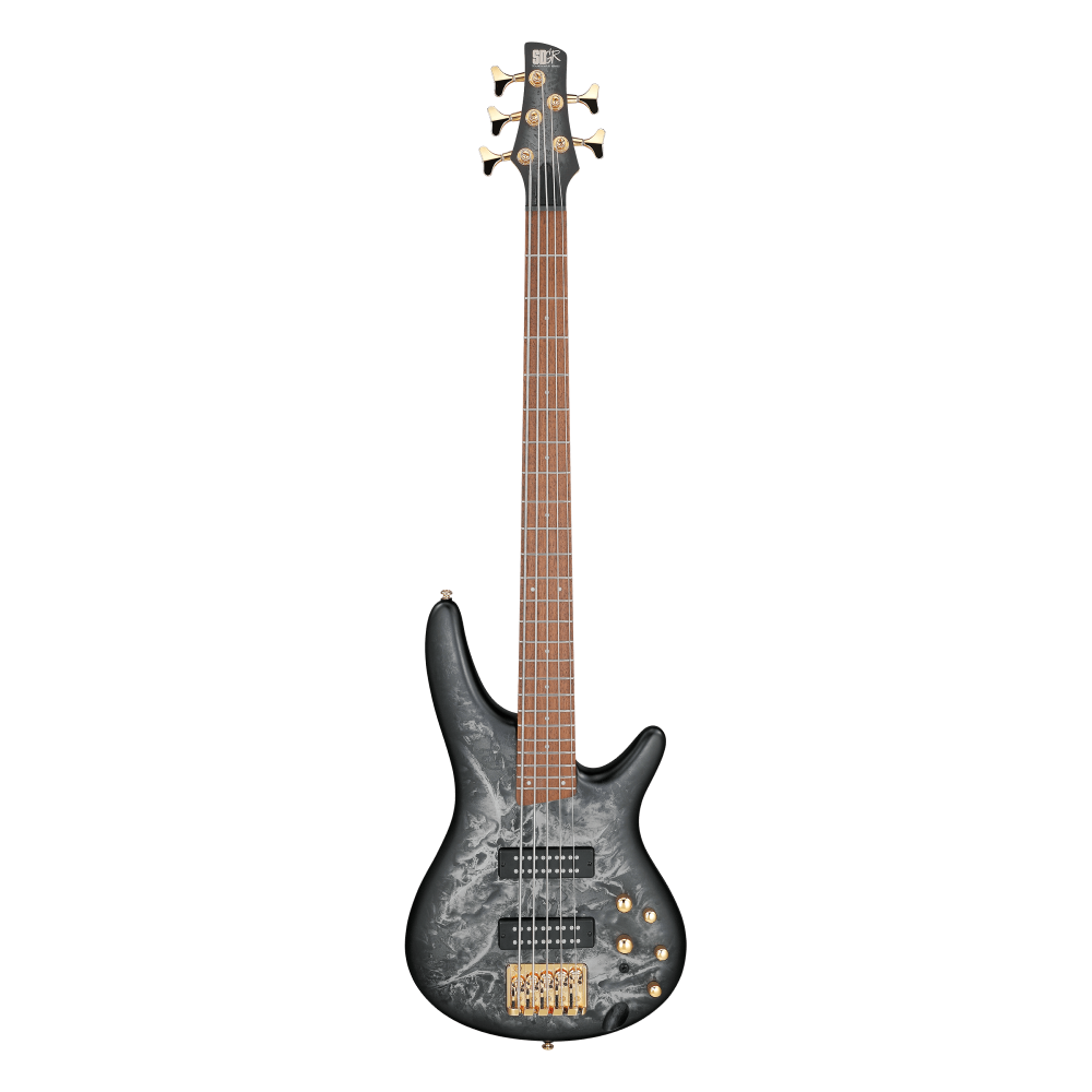 Ibanez SR305EDX Bass Guitar in Black Ice Frozen Matte