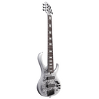 Ibanez Premium BTB25TH6 Bass Guitar in Silver Blizzard Matte