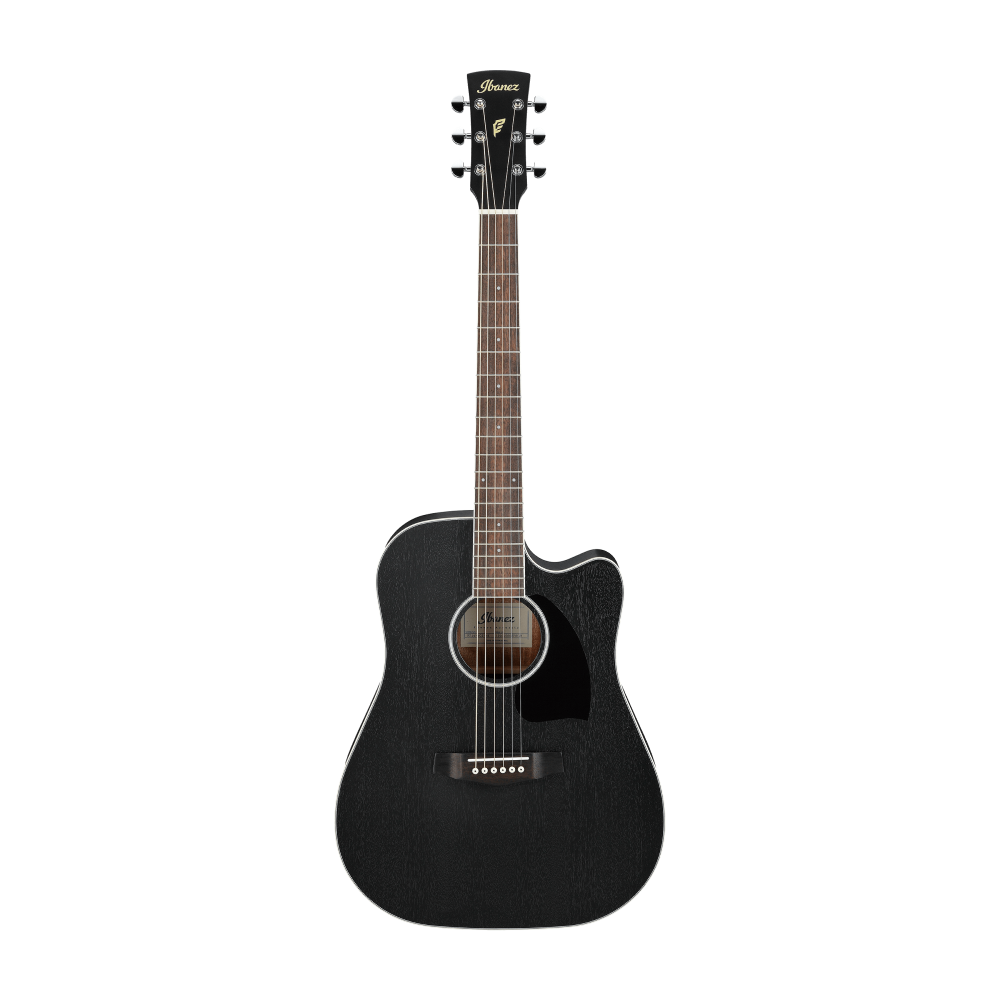 Ibanez PF16MWC Acoustic Guitar in Weathered Black Open Pore