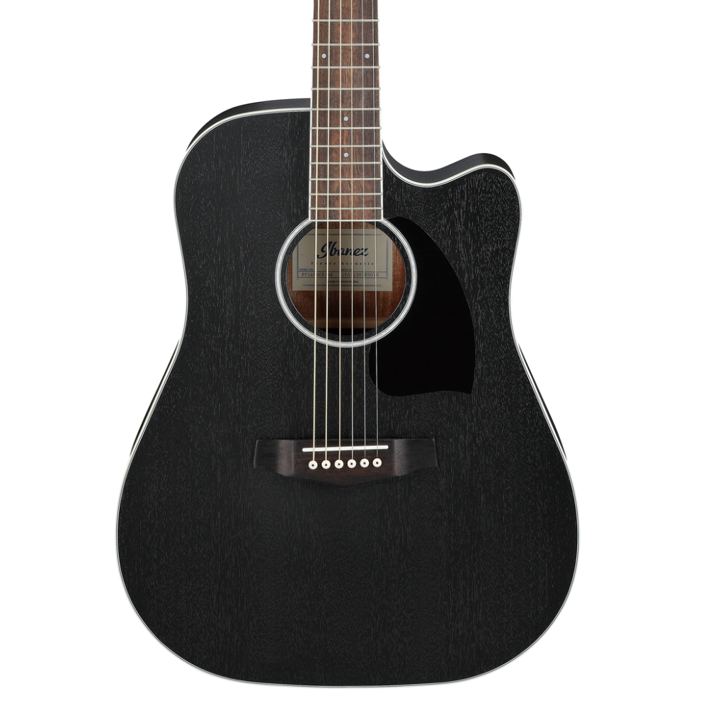 Ibanez PF16MWC Acoustic Guitar in Weathered Black Open Pore