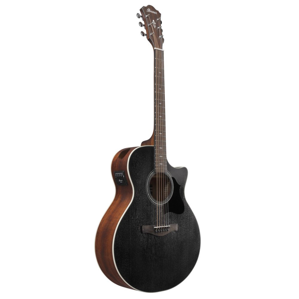 Ibanez AE140 Acoustic Guitar in Weathered Black Open Pore