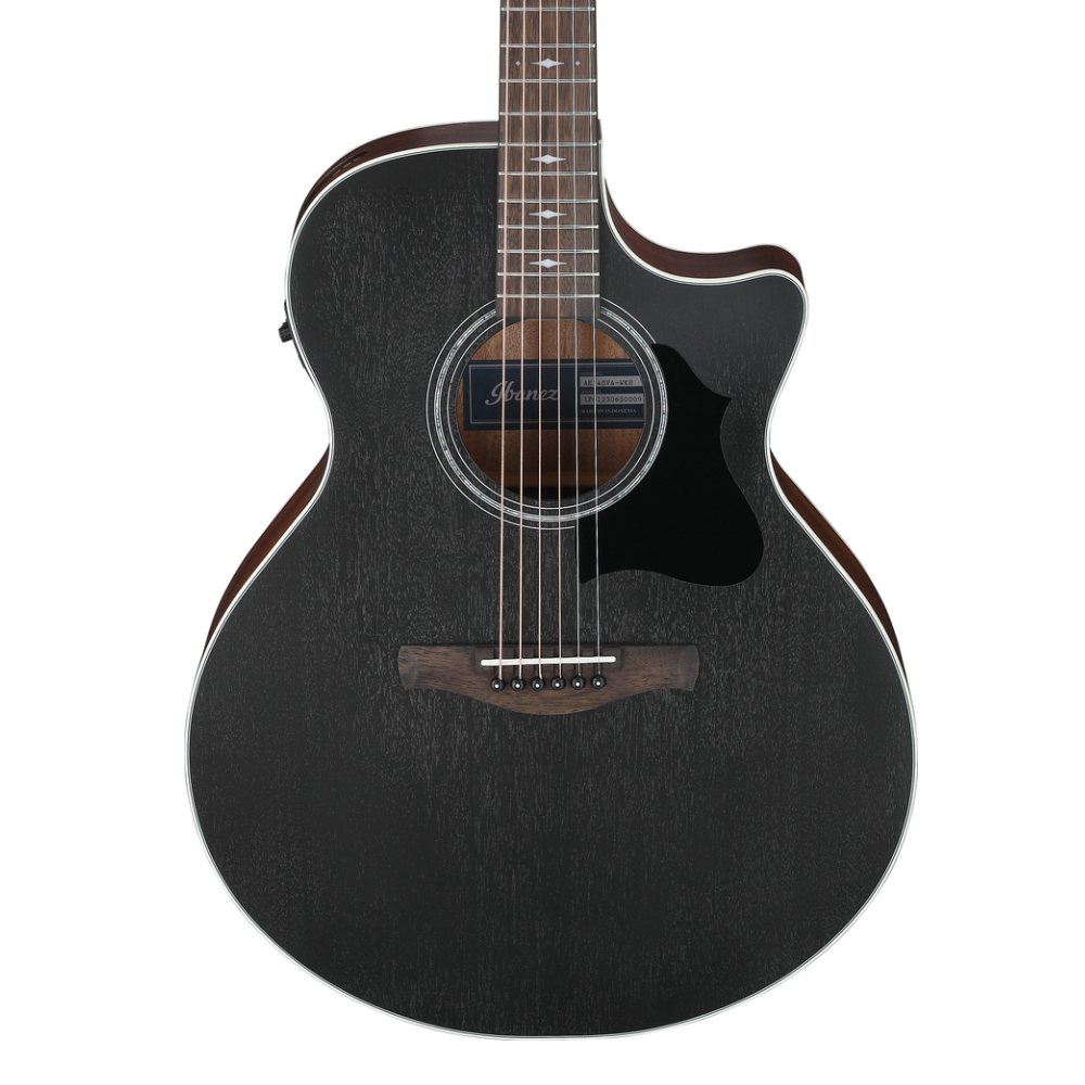 Ibanez AE140 Acoustic Guitar in Weathered Black Open Pore