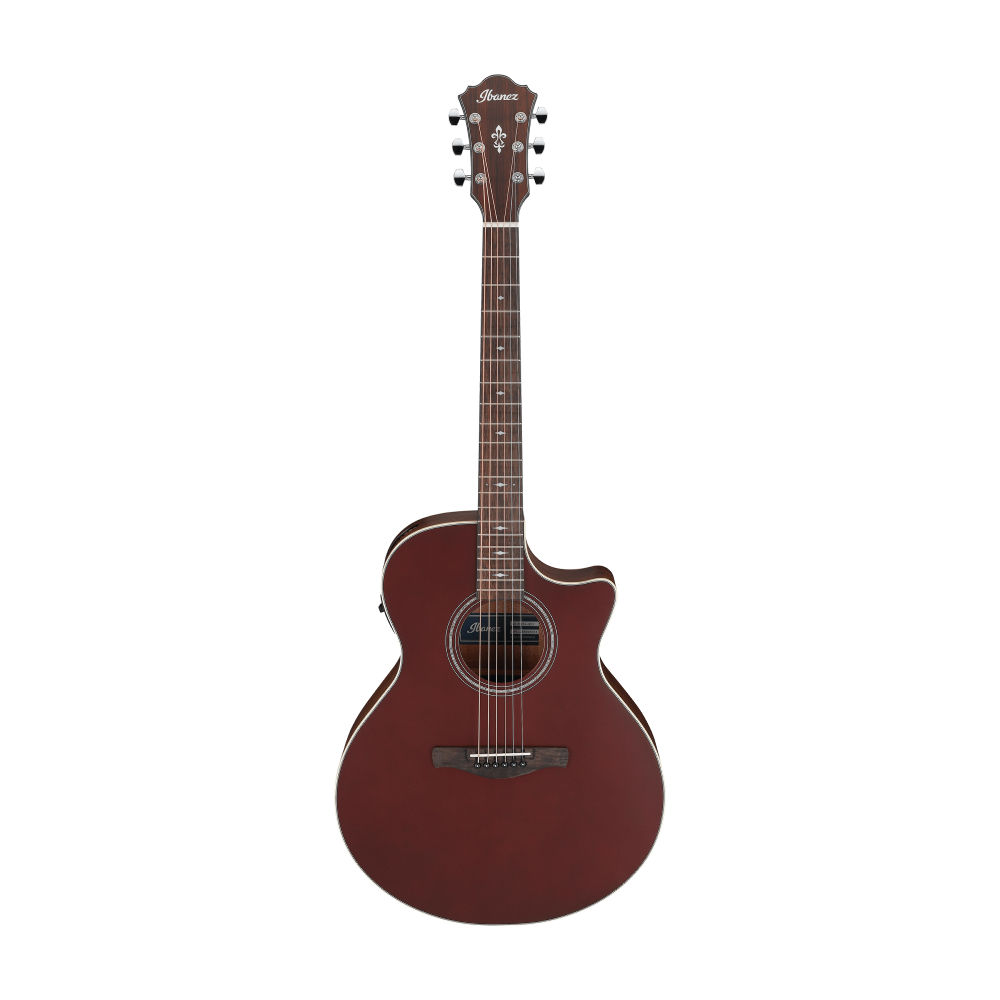 Ibanez AE100 Acoustic Guitar in Burgundy Flat