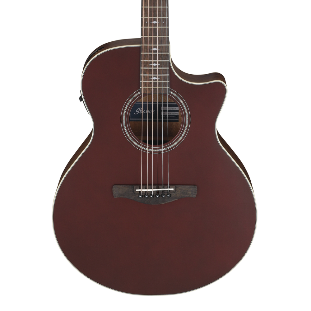 Ibanez AE100 Acoustic Guitar in Burgundy Flat