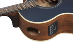Ibanez AE100 Acoustic Guitar in Dark Tide Blue Flat