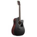 Ibanez AW247CE Acoustic Guitar in Weathered Black Open Pore